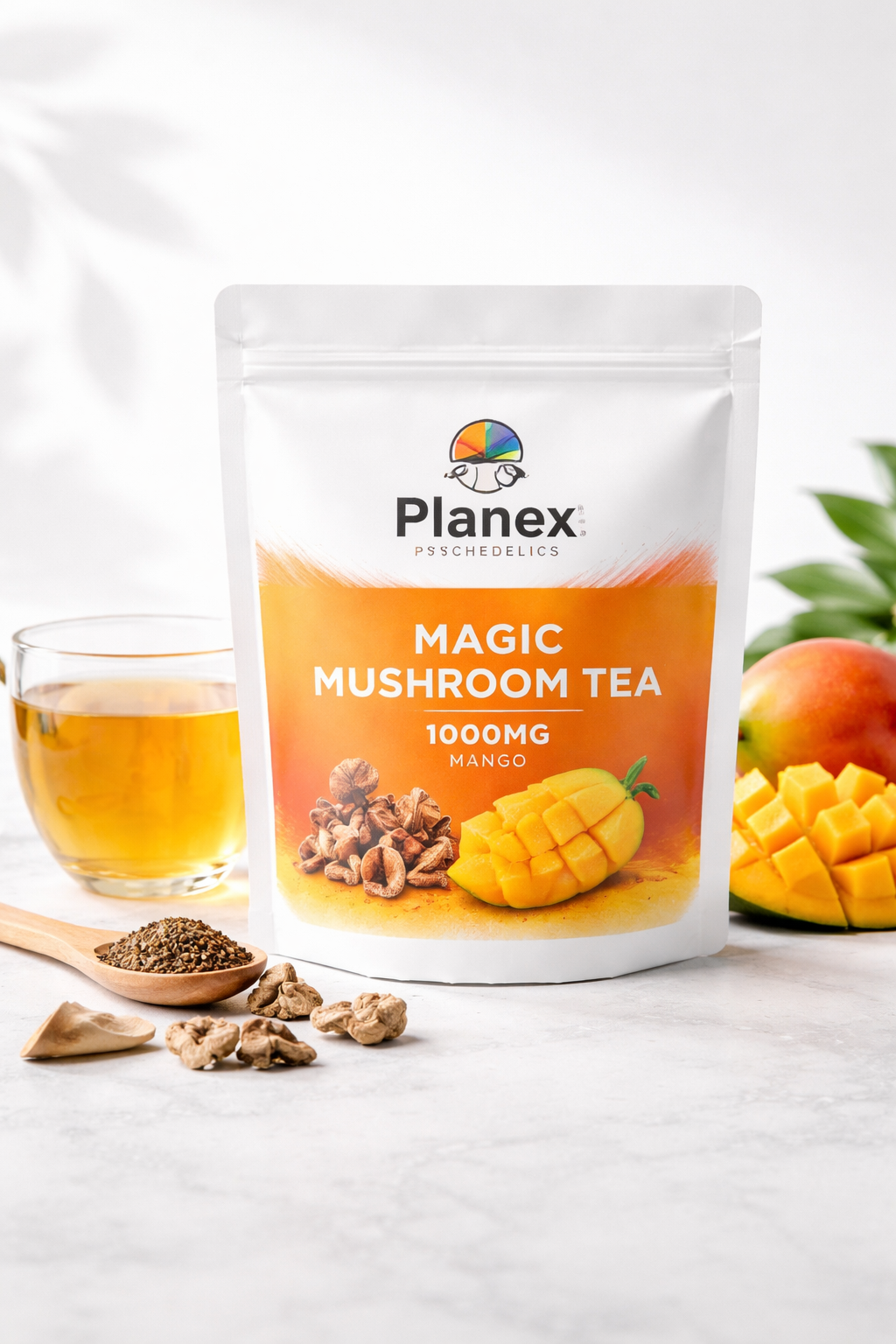 Explore #1 Best Place For Magic Mushroom Tea for Sale: Discover the Magic of 1000MG Mango Psilocybin Infusion